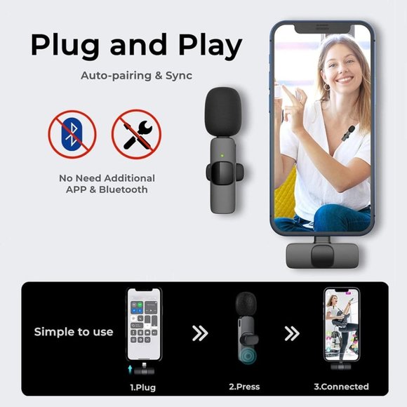 Wireless Lavalier Microphone Apple - Picture 4 of 5